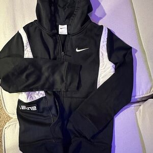 Nike Kids Black and White Jacket